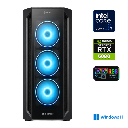 Računalnik ANNI Gamer Elite Ultra 7 265F / RTX 5080 / 32 GB / 2 TB / W11H