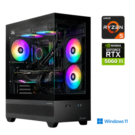 Računalnik ANNI Gamer Advanced R5 7500F / RTX 5060 Ti / 16 GB / 1 TB / W11H