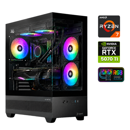Računalnik ANNI Gamer Elite R7 7800X3D / RTX 5070 Ti / 32 GB / 2 TB