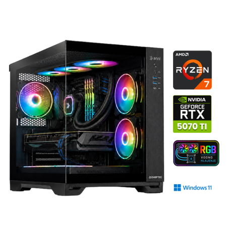 Računalnik ANNI Gamer Elite R7 9800X3D / RTX 5070 Ti / 64 GB / 2 TB / W11H