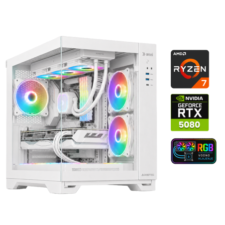 Računalnik ANNI Gamer Elite R7 7800X3D / RTX 5080 / 32 GB / 2 TB