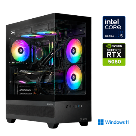 Računalnik ANNI Gamer Advanced Ultra 5 225F / RTX 5060 / 16 GB / 1 TB / W11H
