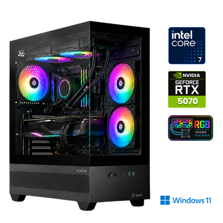 Računalnik ANNI Gamer Extreme Lite i7-14700F / RTX 5070 / 16 GB / 1 TB / W11H