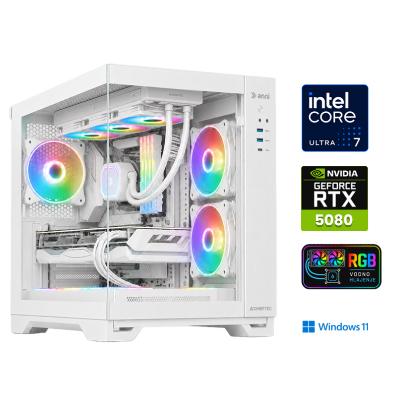 Računalnik ANNI Gamer Elite i7-14700F / RTX 5080 / 32 GB / 2 TB / W11H