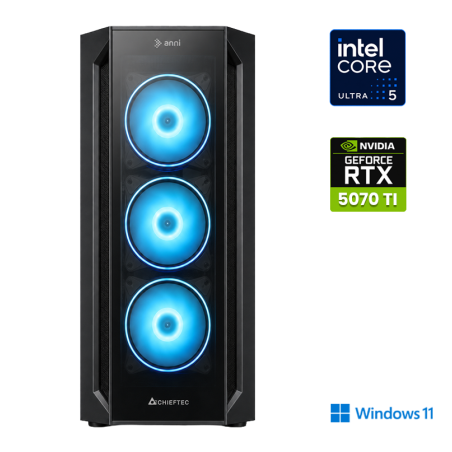Računalnik ANNI Gamer Extreme Ultra 5 245KF / RTX 5070 Ti / 32 GB / 2 TB / W11H