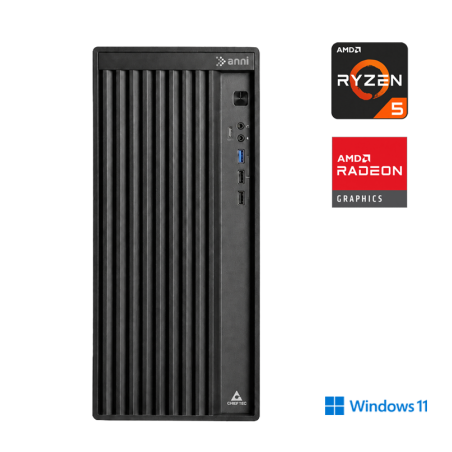 Računalnik ANNI Home Optimal R5 5600G / AMD Radeon / 16 GB / 1 TB / W11H
