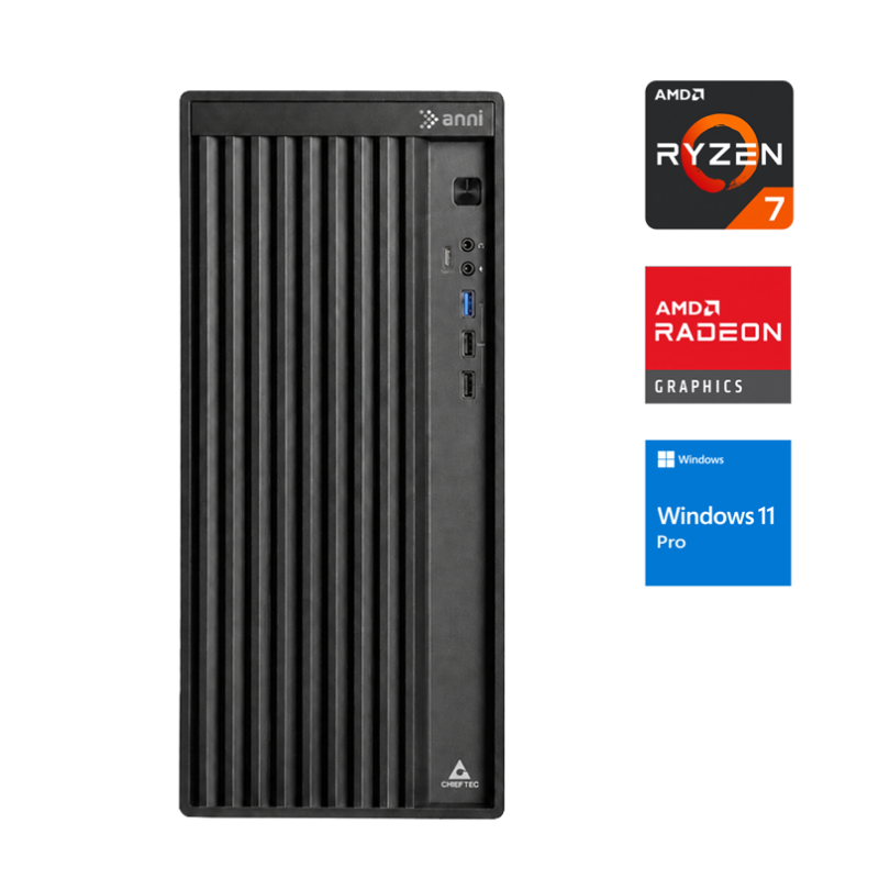 Računalnik ANNI Office Advanced R7 8700G / AMD Radeon / 16 GB / 1 TB / W11P
