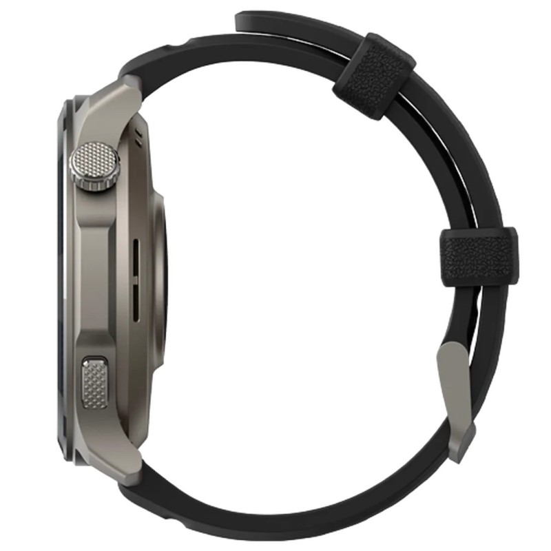 Pametna ura Amazfit Balance 2, srebrna (črn pašček)