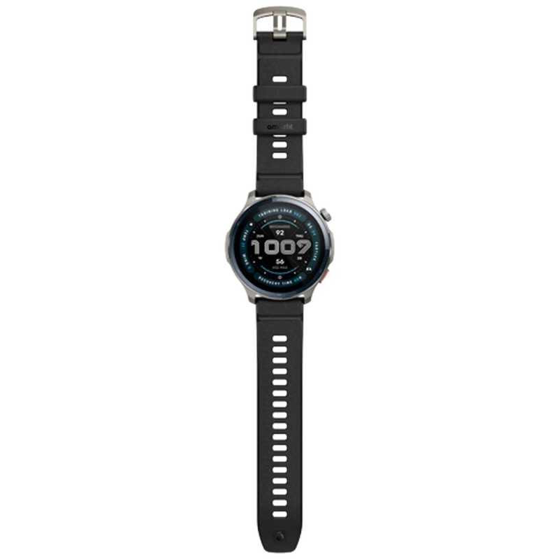 Pametna ura Amazfit Balance 2, srebrna (črn pašček)