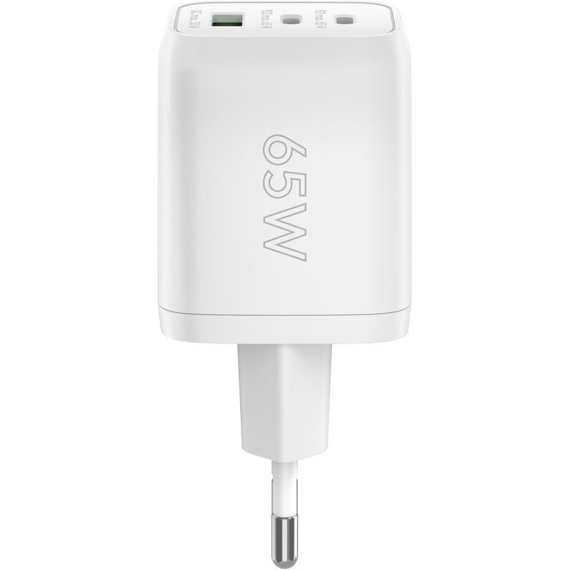 Napajalni adapter Goobay 65W USB-C GaN, bel
