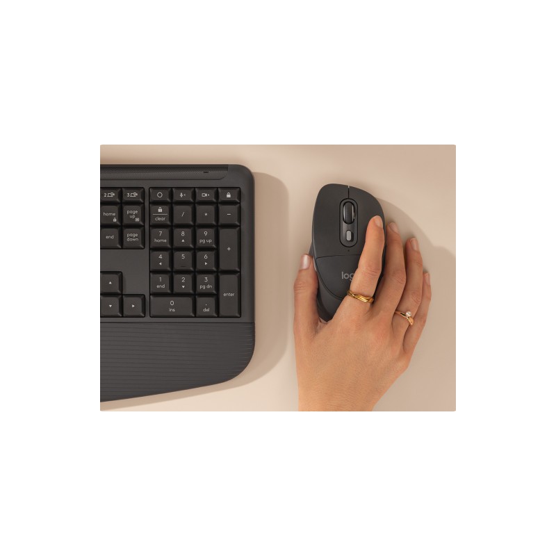 Miška Logitech Signature Comfort Plus M850 L, grafitna