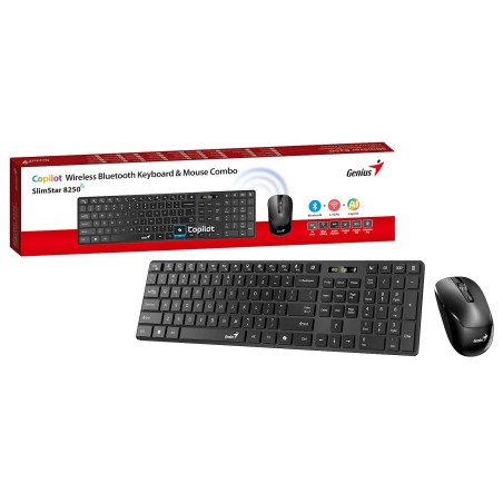 Tipkovnica Genius SlimStar 8250, črna