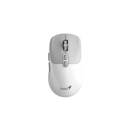 Miška Genius NX-8080S, belo-siva