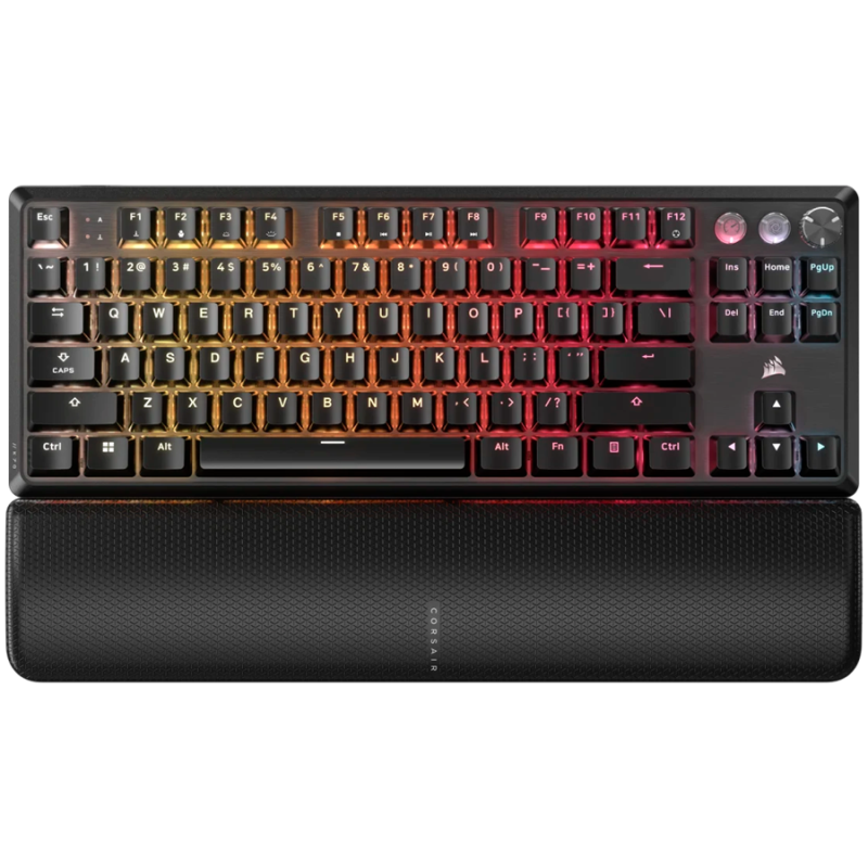 Tipkovnica Corsair K70 Pro TKL, črna
