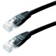 Priključni kabel za mrežo Cat5e UTP 3m črn