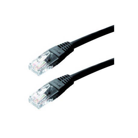 Priključni kabel za mrežo Cat5e UTP 3m črn