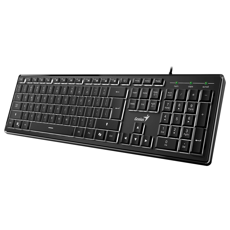 Tipkovnica Genius SlimStar 820, črna