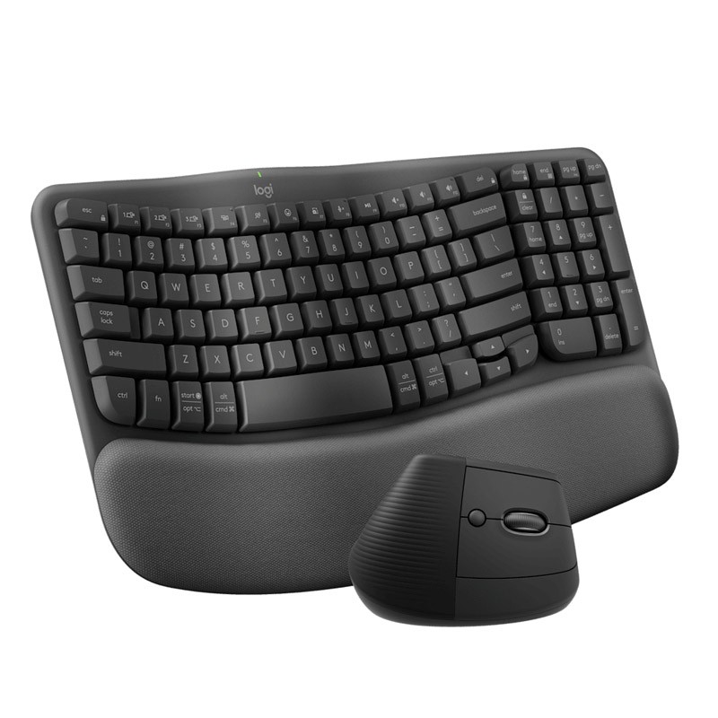 Tipkovnica in miška Logitech Wave Keys and Lift COMBO, odprta embalaža