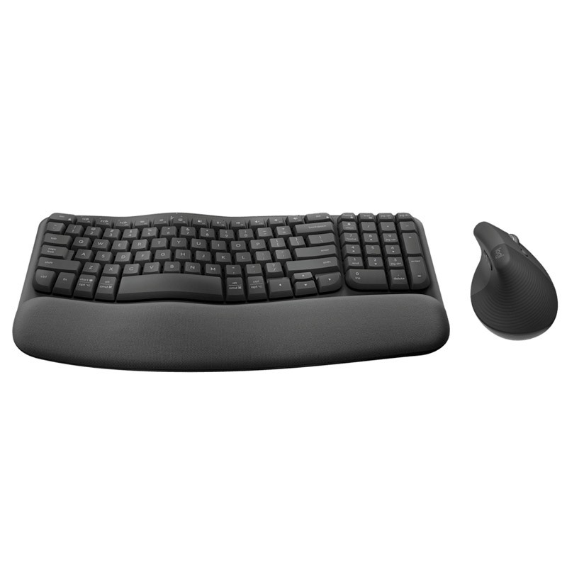 Tipkovnica in miška Logitech Wave Keys and Lift COMBO, odprta embalaža