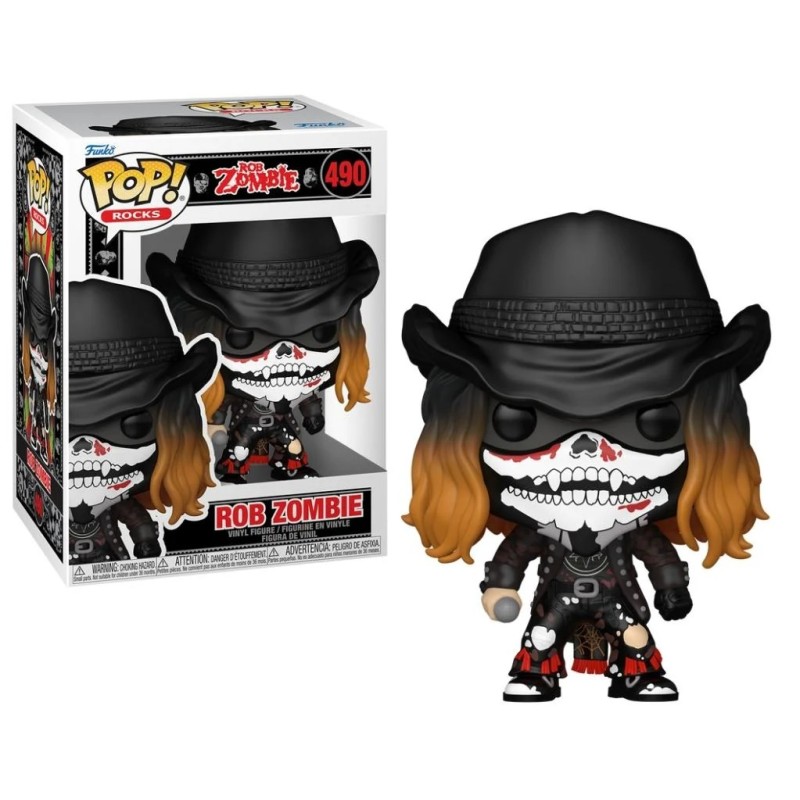 Figura FUNKO POP ROCKS: ROB ZOMBIE - ROB ZOMBIE W/BANDANA