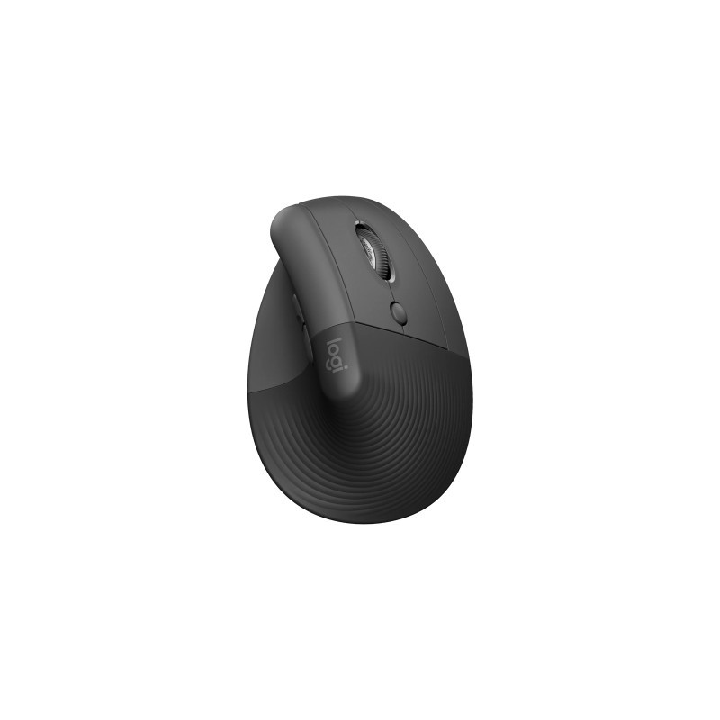Miška Logitech Lift Vertical, ergonomska, siva