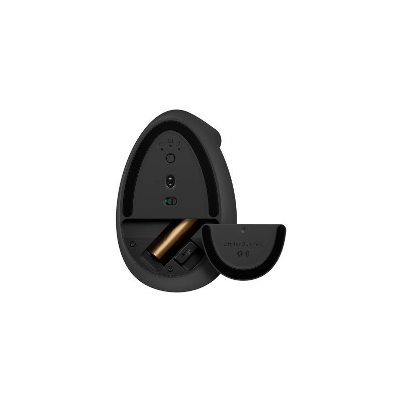 Miška Logitech Lift Vertical, ergonomska, siva