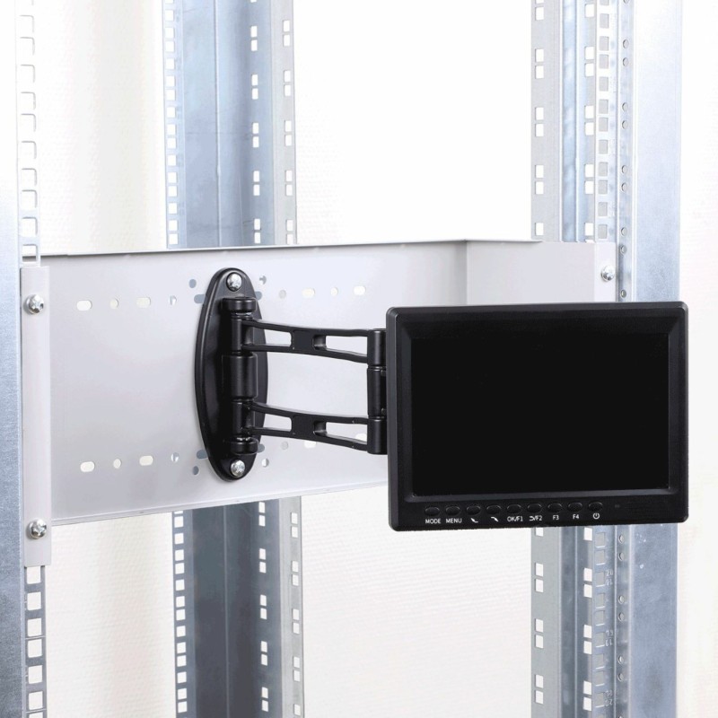 Nosilec za monitor Delock 42629, 19 rack 4U, črn