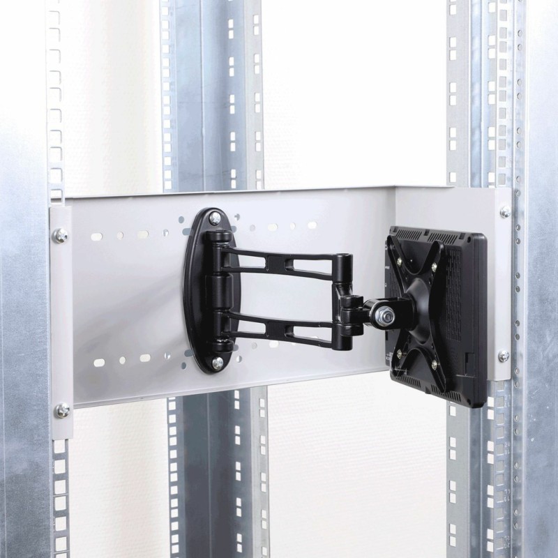 Nosilec za monitor Delock 42629, 19 rack 4U, črn