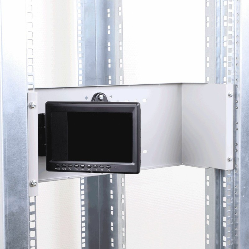 Nosilec za monitor Delock 42629, 19 rack 4U, črn