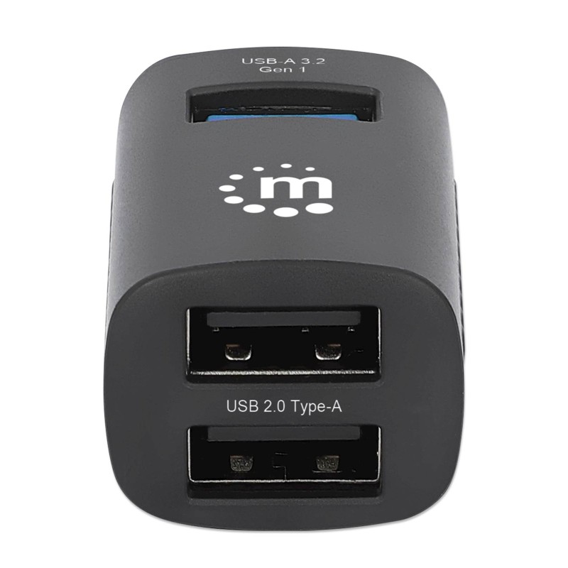 USB Mini Hub Manhattan, 3-portni, USB 3.0/2.0 Type-C