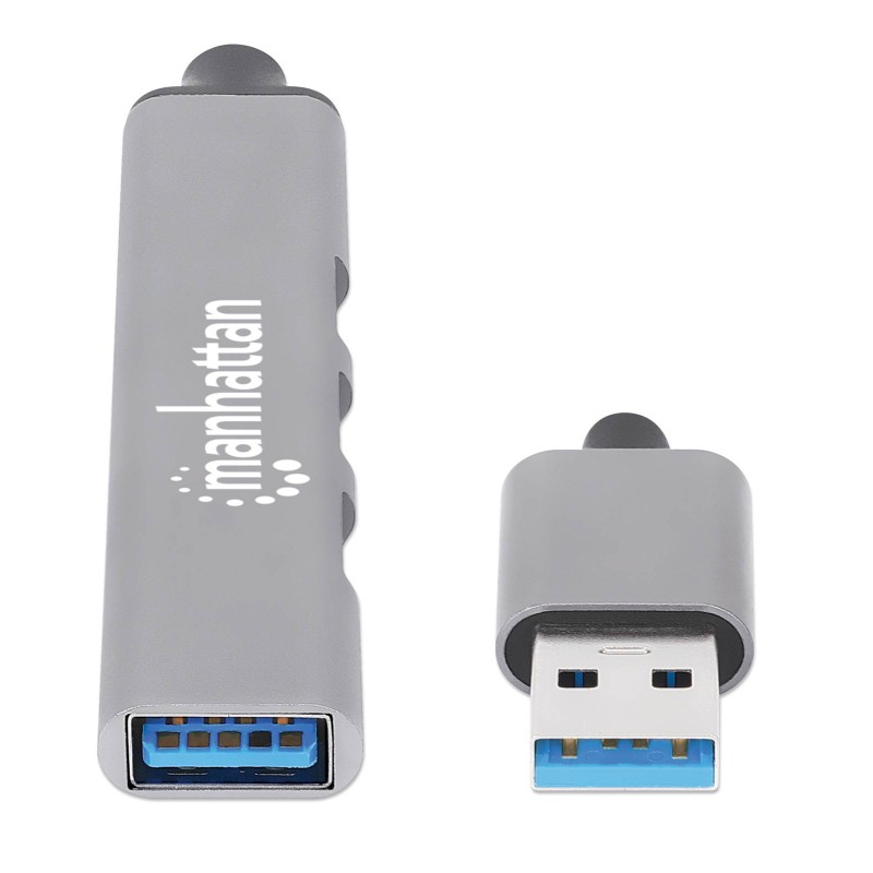 USB Hub Manhattan, 4-portni, USB 3.0 Type-A