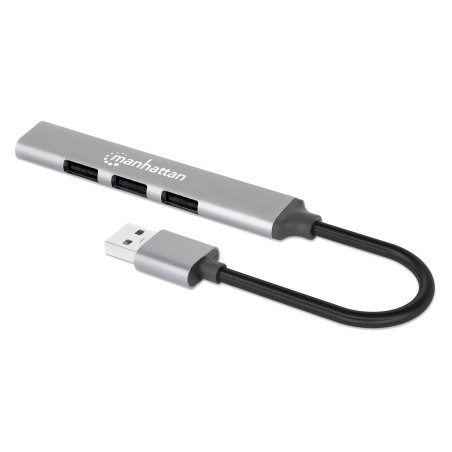 USB Hub Manhattan, 4-portni, USB 3.0 Type-C/A