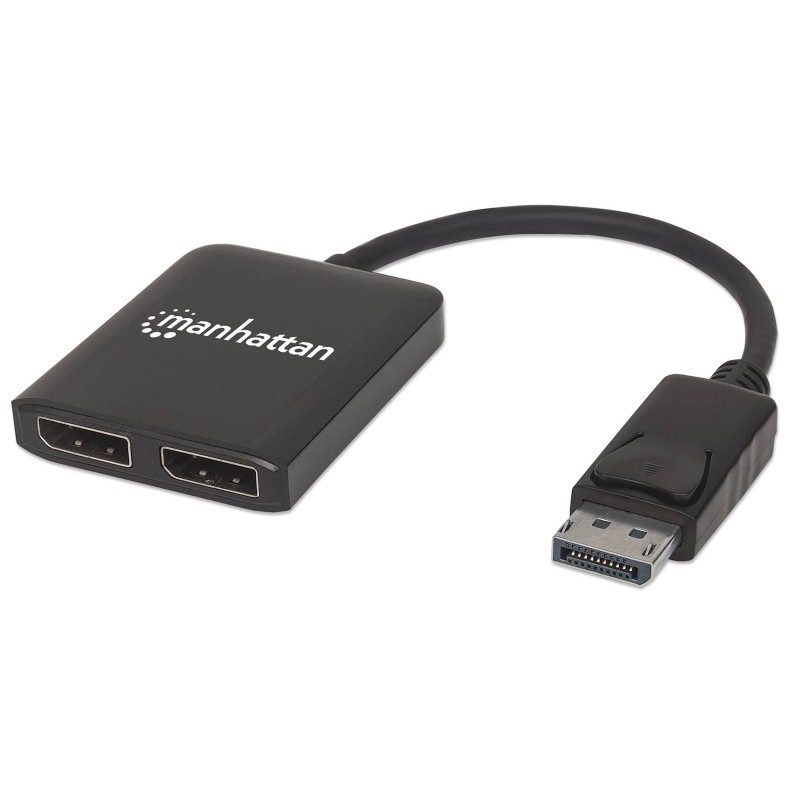 Adapter Manhattan DisplayPort 1x na 2x z MST