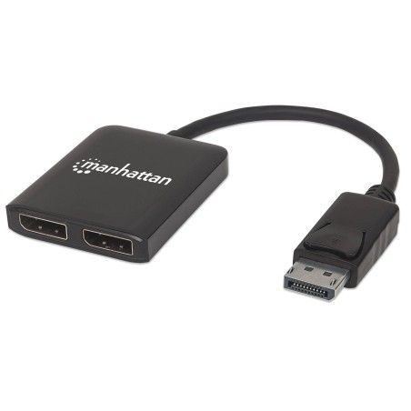 Adapter Manhattan DisplayPort 1x na 2x z MST