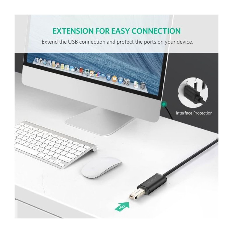 Podaljšek Ugreen USB 2.0 Active z ojačevalcem signala, 20m