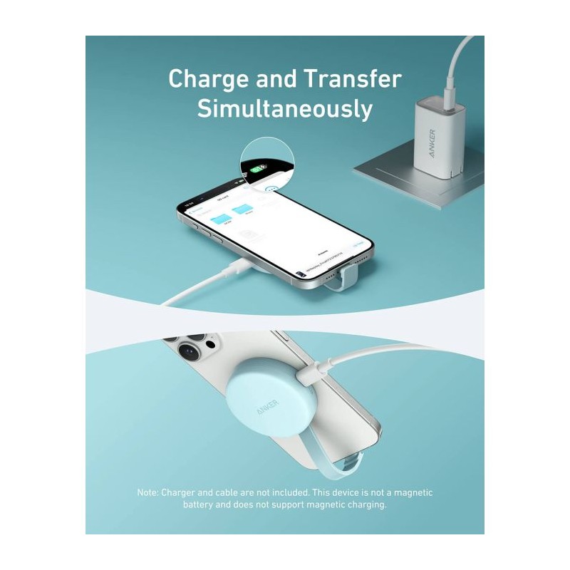 Adapter Anker MagGo USB-C 3-v-1, 10 Gbps, za iPhone, A83D1G21