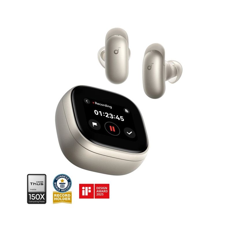Slušalke Soundcore Liberty 5 Pro Max, zlate