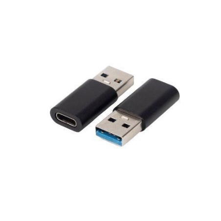 Adapter MicroConnect USB-A (M) na USB-C (Ž), 10 Gbps, črn