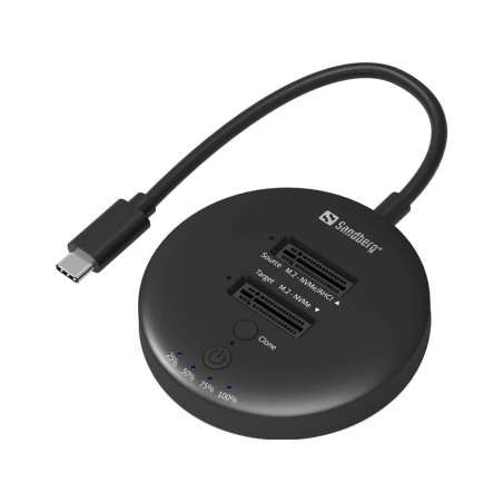 Klonirna postaja Sandberg USB 3.2 za M.2 SATA in M.2 NVMe SSD