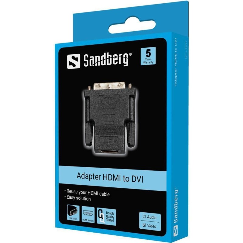 Adapter Sandberg DVI (M) na HDMI (Ž)