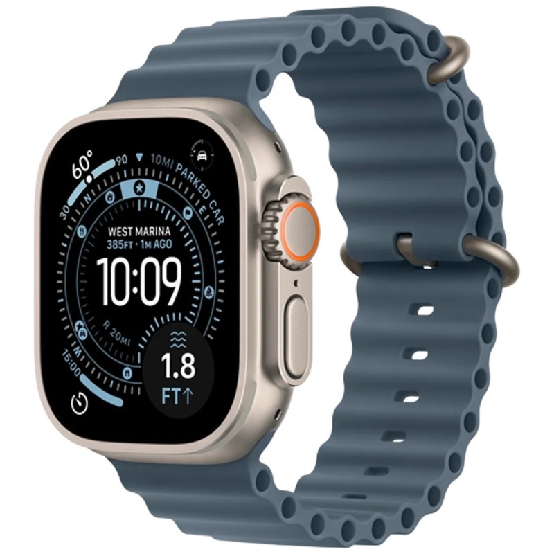 Pametna ura Apple Watch Ultra 3, 49mm, srebrna (moder pašček)