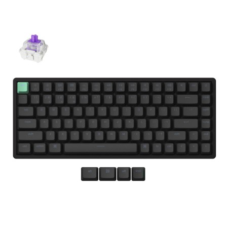 Tipkovnica Keychron K2 HE, Gateron Nebula stikala, RGB, črna