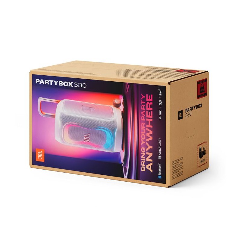 Prenosni zvočnik JBL PartyBox 330, bel