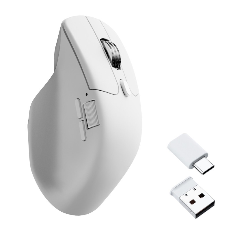 Miška Keychron M6 1K, bela