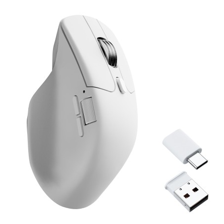 Miška Keychron M6 1K, bela