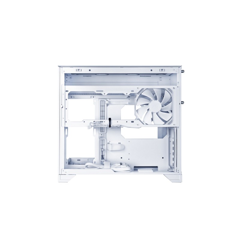 Ohišje Lian Li O11 Vision-M, Micro-ATX, kaljeno steklo, belo