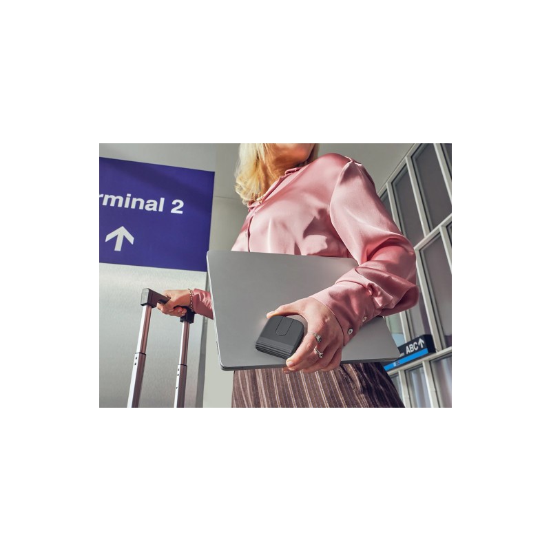 Miška Logitech Mobi Fold, črna