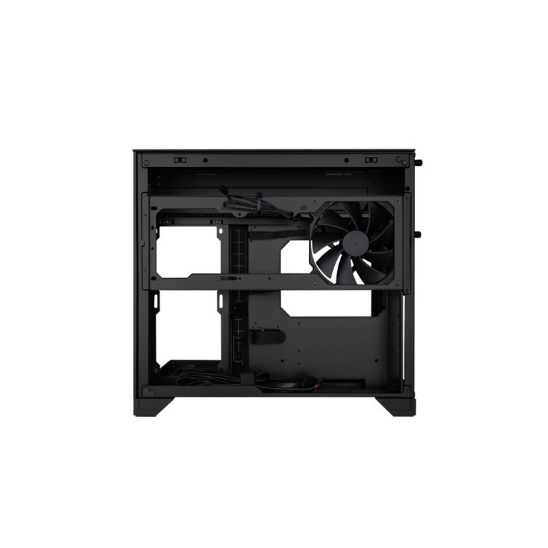 Ohišje Lian Li O11 Vision-M, Micro-ATX, kaljeno steklo, črno