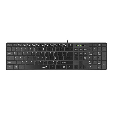 Tipkovnica Genius Slimstar 126, črna