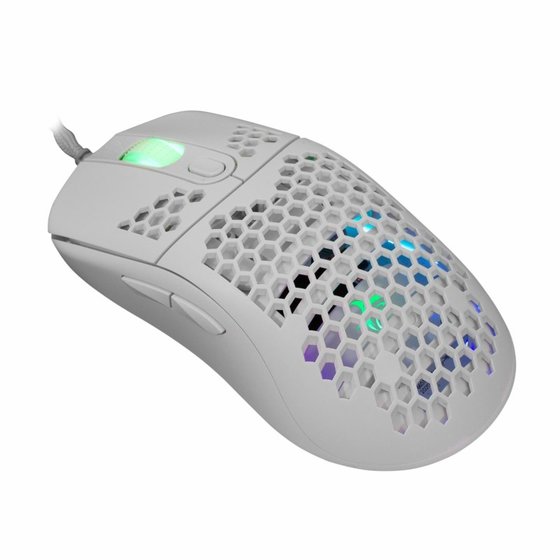 Miška White Shark GM-5007 GALAHAD, bela